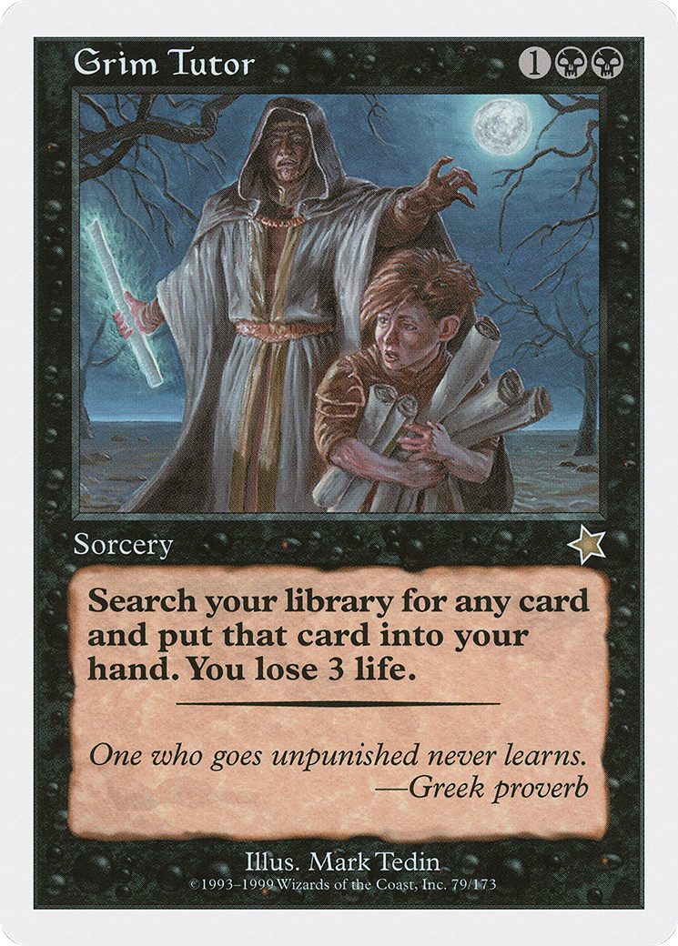 Grim Tutor (S99) #79 [EN/N] s/o