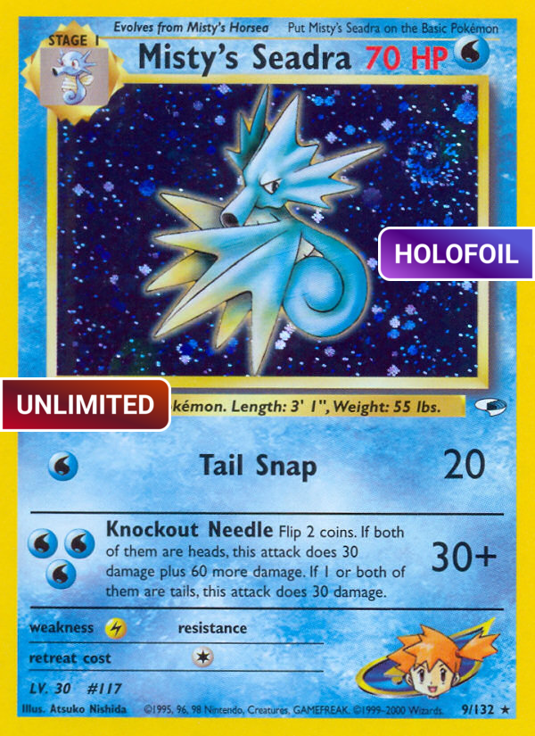 Misty's Seadra (G1) #009 [EN/UH]