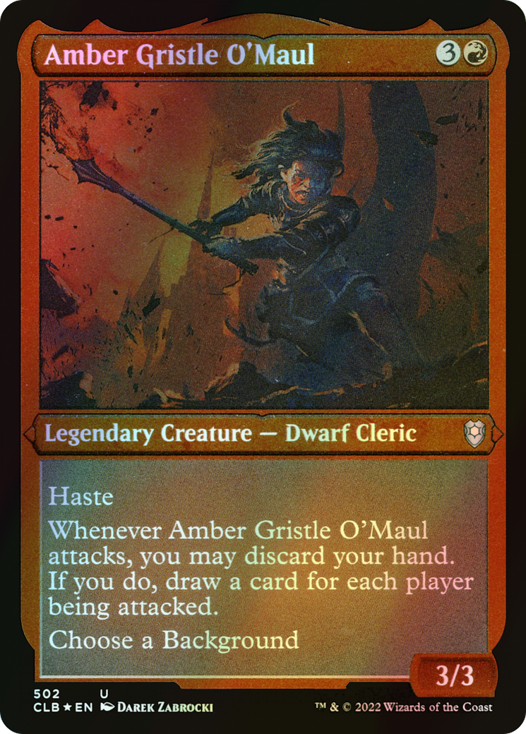 Amber Gristle O'Maul (CLB) #502 [EN/E]