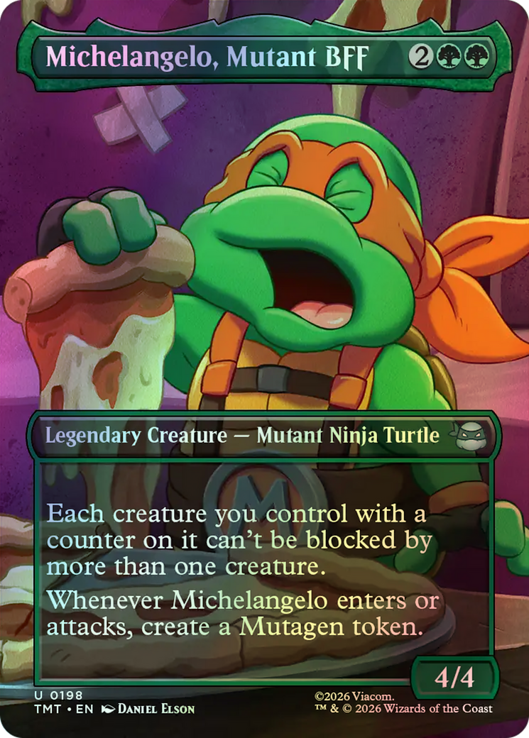 Michelangelo, Mutant BFF (TMT) #198 [EN/F] s/o