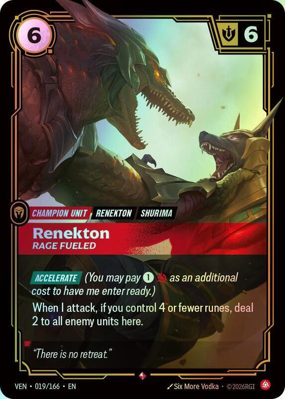 Renekton, Rage Fueled (VEN) #019 [EN/F]