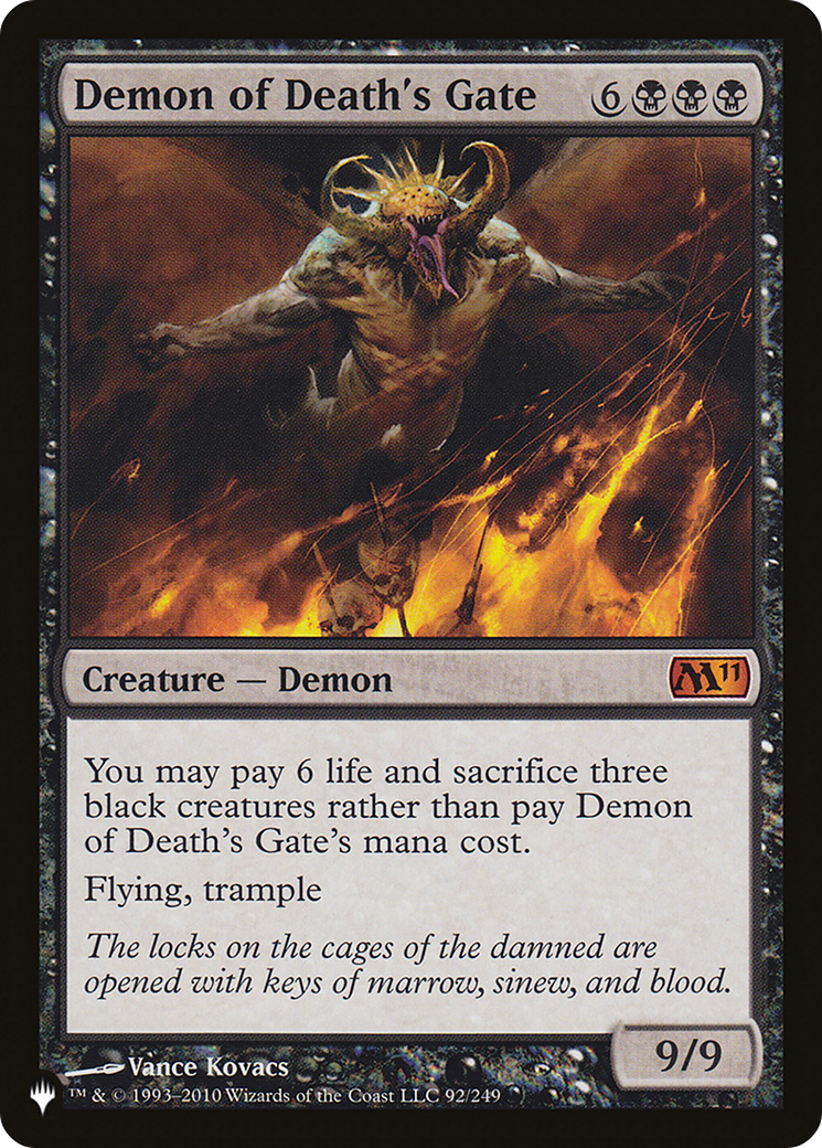 Demon of Death's Gate (PLST) #M11-92 [EN/N]