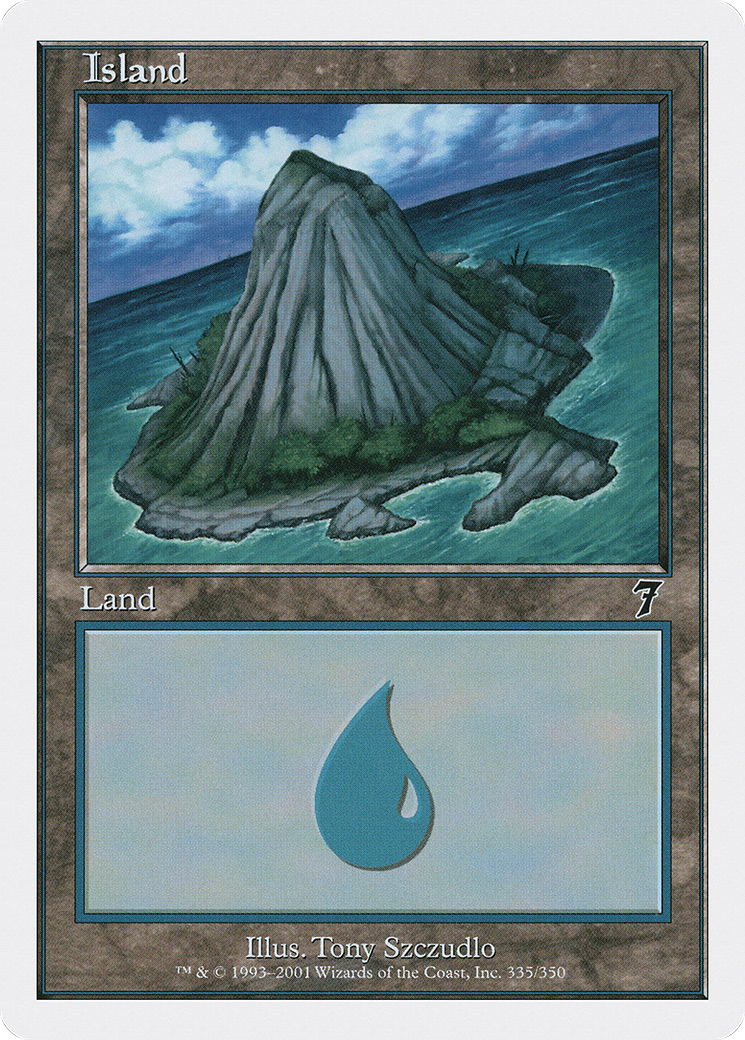 Island (7ED) #335 [EN/N] s/o