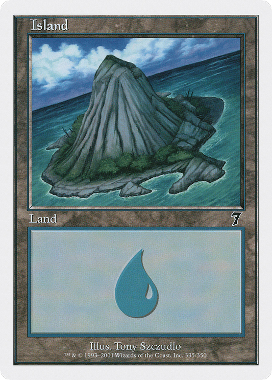 Island (7ED) #335 [EN/N] s/o