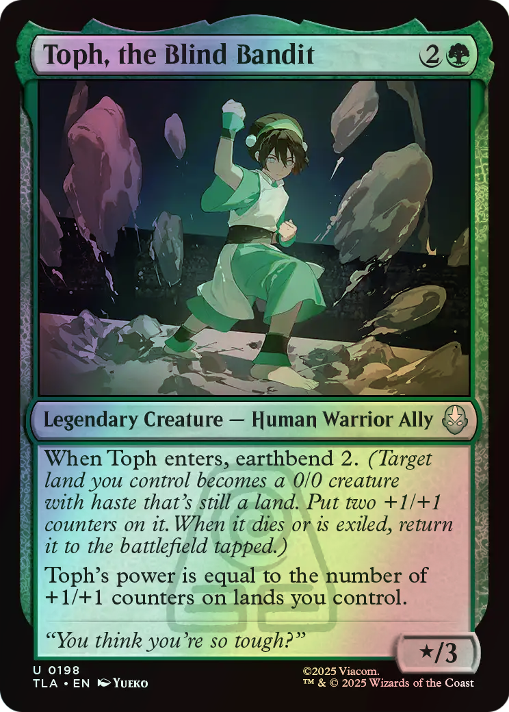 Toph, the Blind Bandit (TLA) #198 [EN/F]