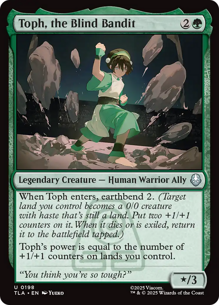 Toph, the Blind Bandit (TLA) #198 [EN/N] s/o