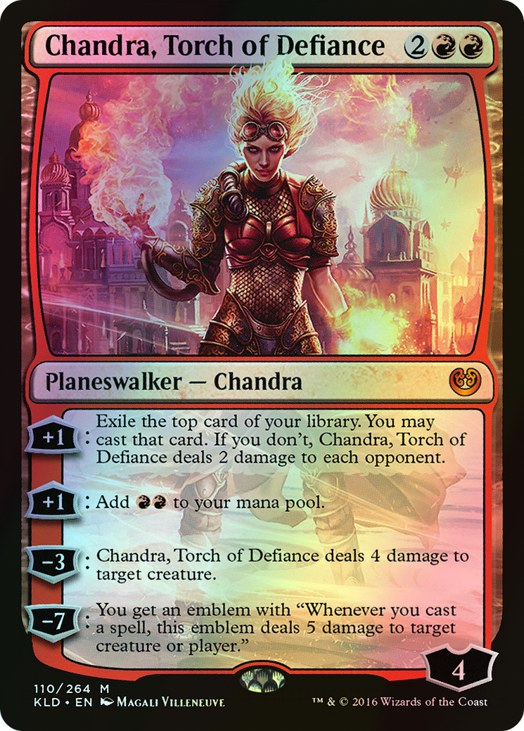 Chandra, Torch of Defiance (KLD) #110 [EN/F] s/o