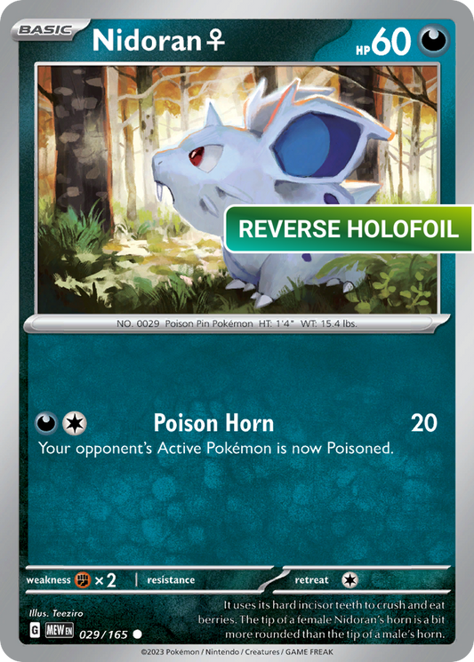 Nidoran F (MEW) #029 [EN/R] s/o