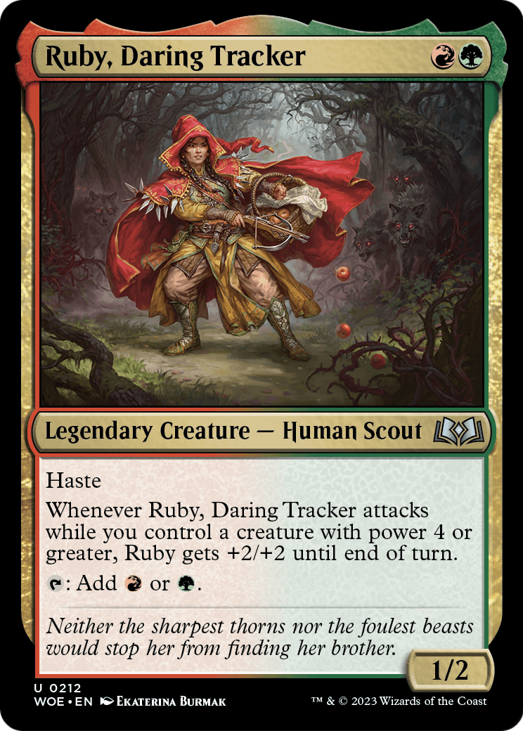 Ruby, Daring Tracker (WOE) #212 [EN/N]