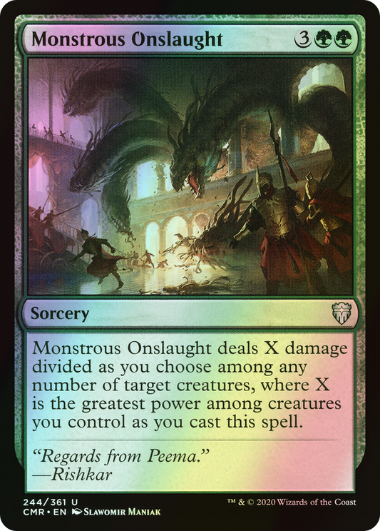 Monstrous Onslaught (CMR) #244 [EN/F]