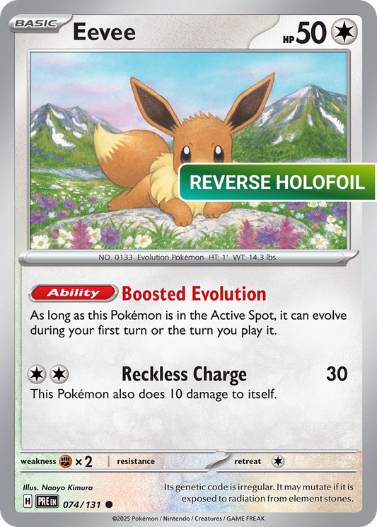 Eevee (PRE) #74 [EN/R] s/o