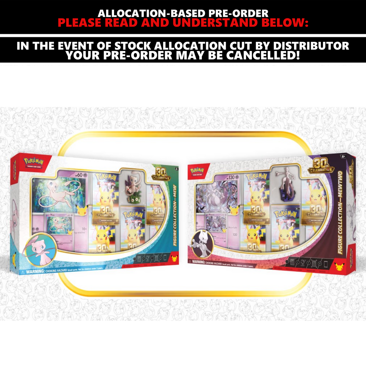 [PRE-ORDER] Pokemon TCG: 30th Celebration - Figure Collection (Pair) [SUBJECT TO ALLOCATION]