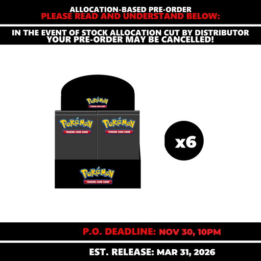 Pokemon TCG [ME03] 36ct Booster Box - CASE (6x Boxes) [SUBJECT TO ALLOCATION]