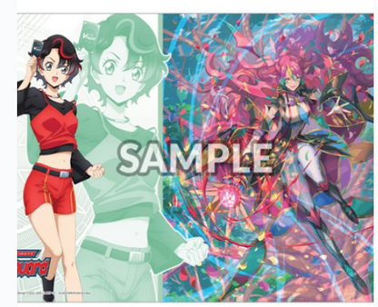 CARDFIGHT!! VANGUARD Divinez Parallactic Clash Design A: Kanami & Berucrea Rubber Playmat Vol. 15