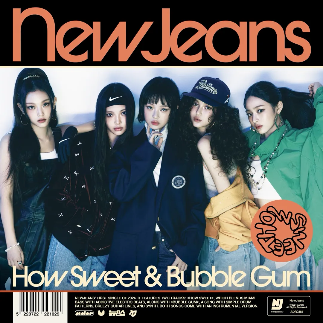 New Jeans: How Sweet and Bubble Gum Album - Group ver.