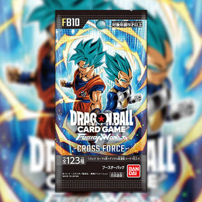 Dragon Ball Super Card Game Fusion World (Japanese) [FB10] -CROSS FORCE- Booster Packs