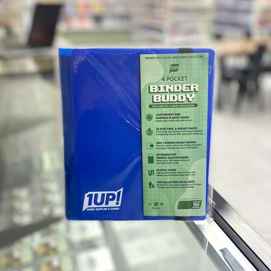 1UP 4-Pocket Strap Binder - Royal Blue