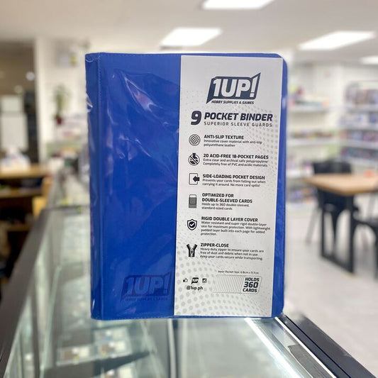 1UP 9-Pocket Zipper Binder - Royal Blue