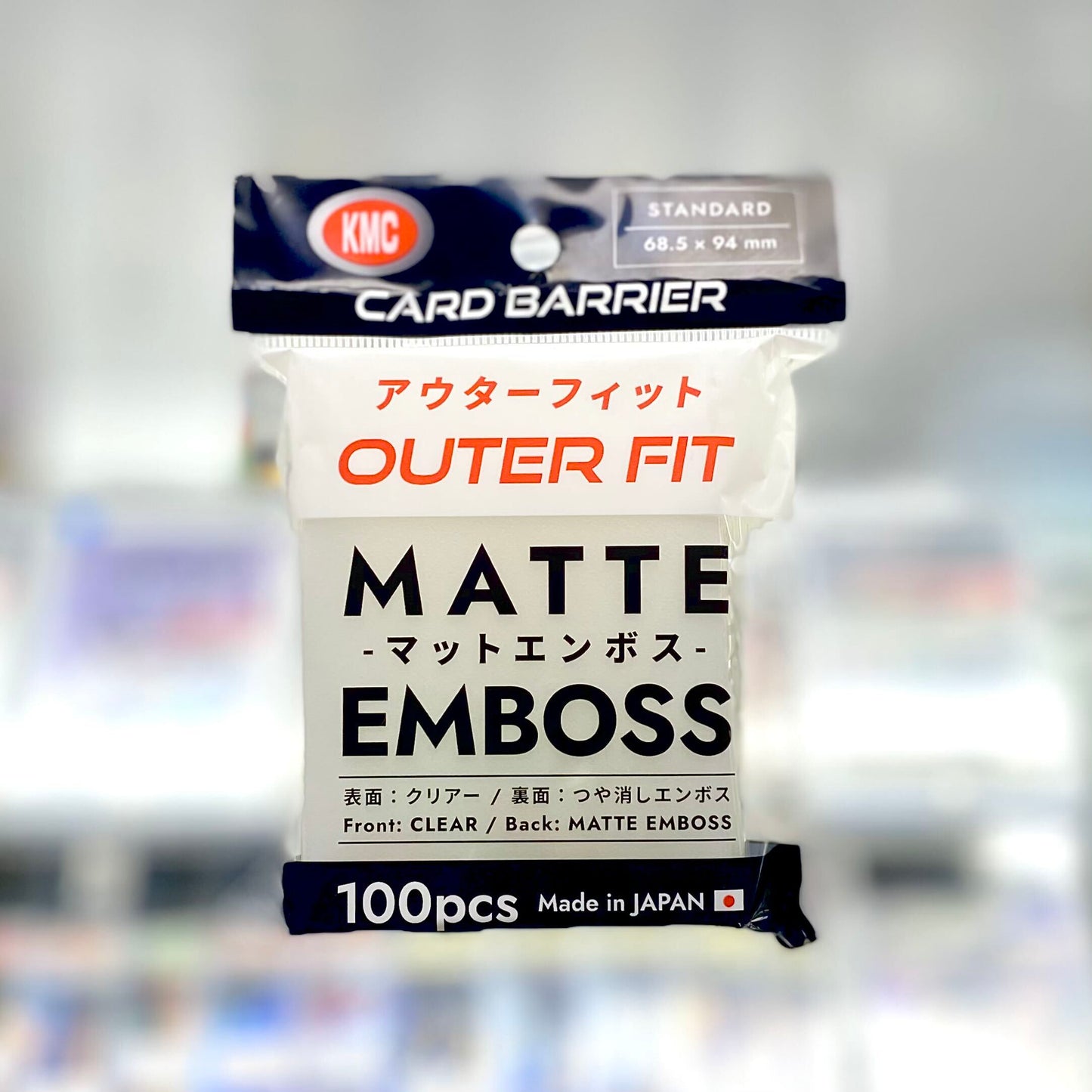 KMC - Outer Fit Matte Emboss (100ct Outer Sleeves)