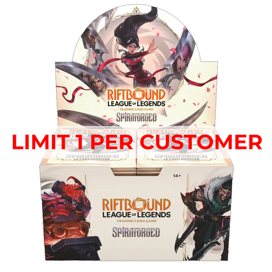 [PRE-ORDER] Riftbound: Spiritforged Booster Box - limit 1 per customer (June 29 est. arrival)
