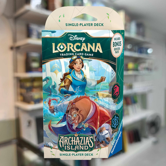 Lorcana Set 7 Archazia's Island Starter Deck: Ruby and Sapphire Belle and Beast