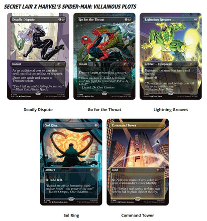 Secret Lair x Marvel's Spider-Man: Villainous Plots