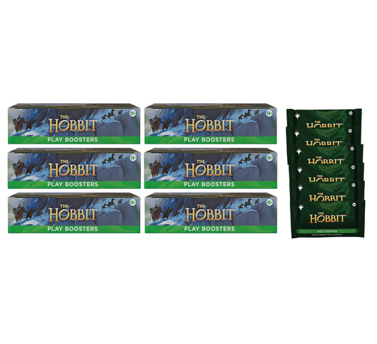 [PRE-ORDER] Magic: The Gathering - The Hobbit Play Booster Box CASE (6 Booster Boxes inc. 6 Box Topper Packs)