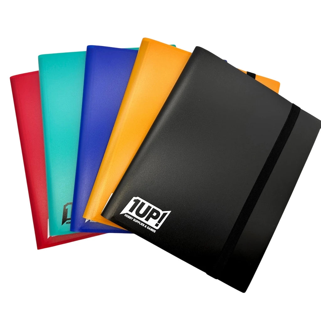 1UP 9-Pocket Strap Binder- Red