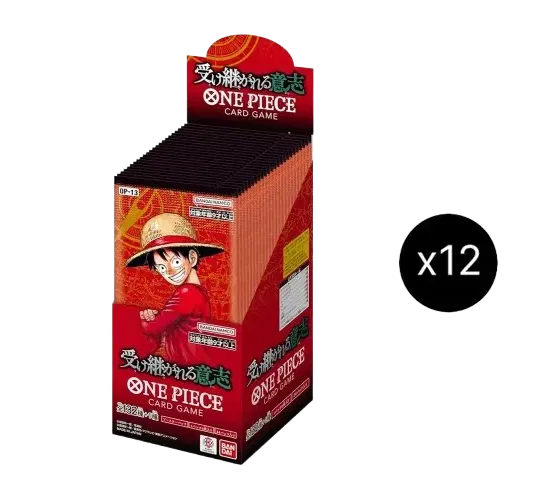 One Piece Card Game (Japanese) Carrying On His Will [OP-13] Booster Box Case (12 Boxes)