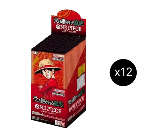 One Piece Card Game (Japanese) Carrying On His Will [OP-13] Booster Box Case (12 Boxes)