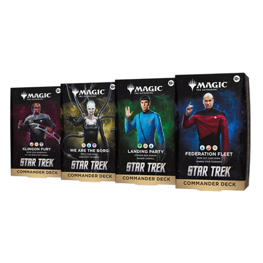 [PRE-ORDER] Magic: The Gathering x Star Trek - Commander Set (4 Decks) (est. arrival Nov. 18)