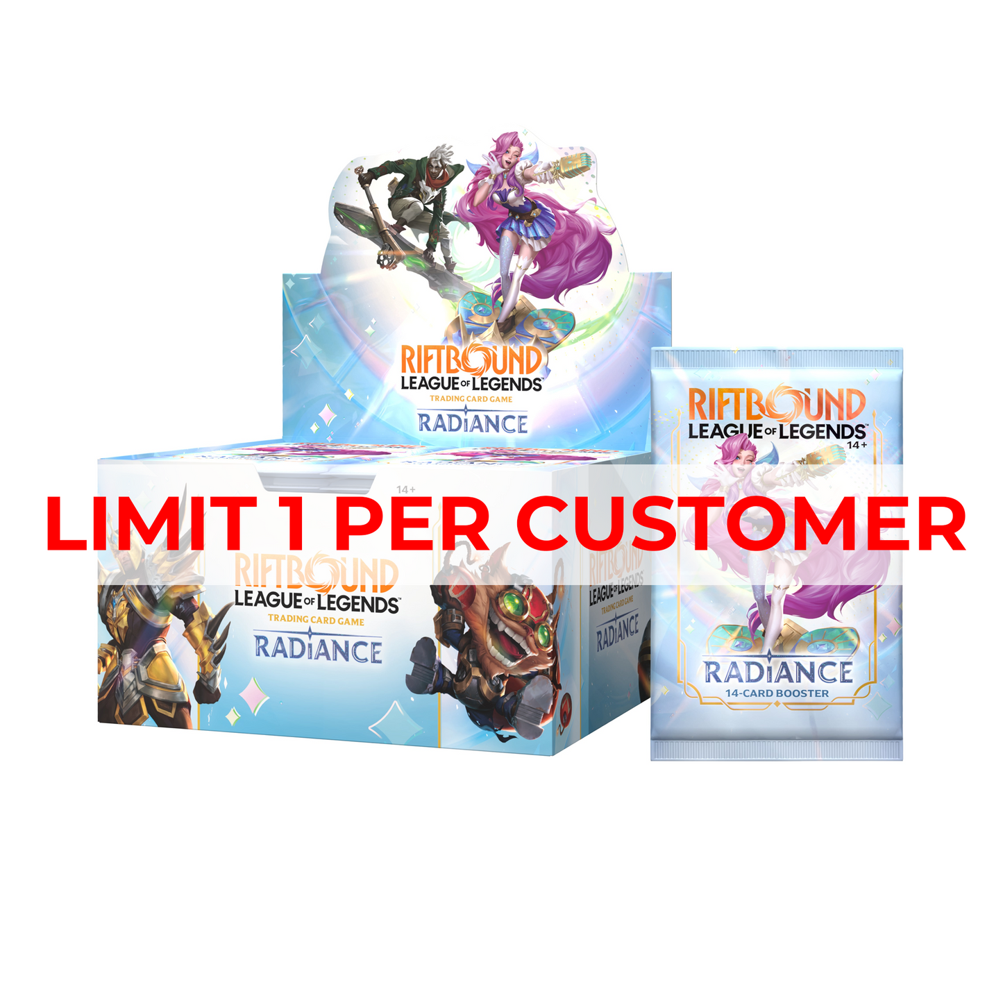 [PRE-ORDER] Riftbound: Radiance Booster Box (24 Packs) (limit 1 per customer)