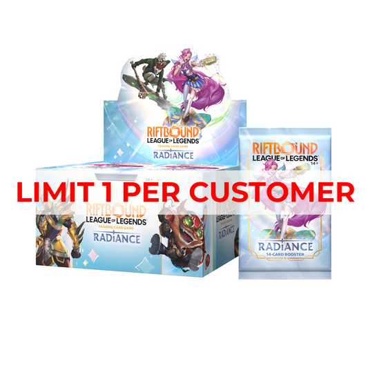 [PRE-ORDER] Riftbound: Radiance Booster Box (24 Packs) (limit 1 per customer)