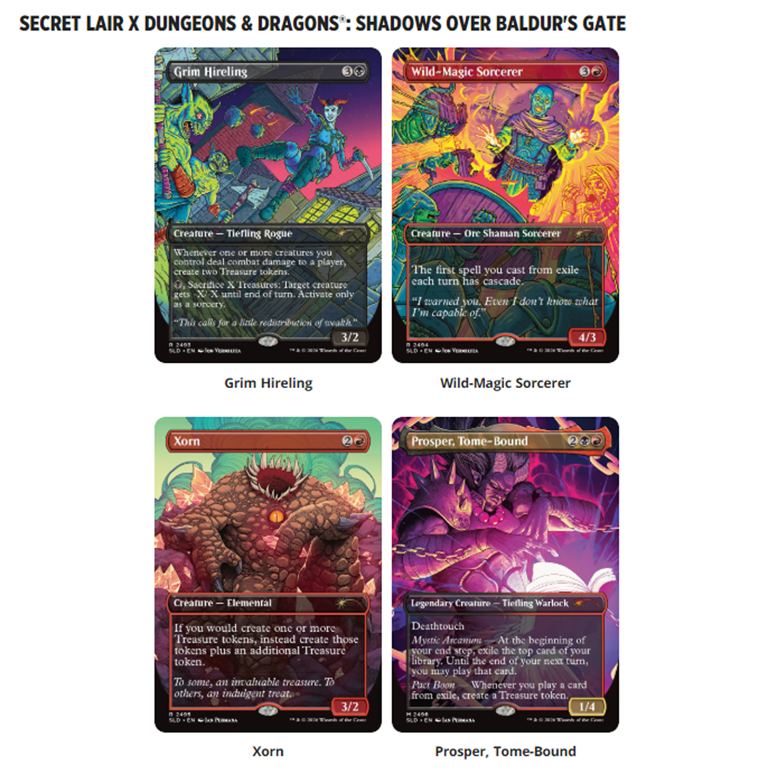 Secret Lair x Dungeons & Dragons®: Shadows Over Baldur's Gate
