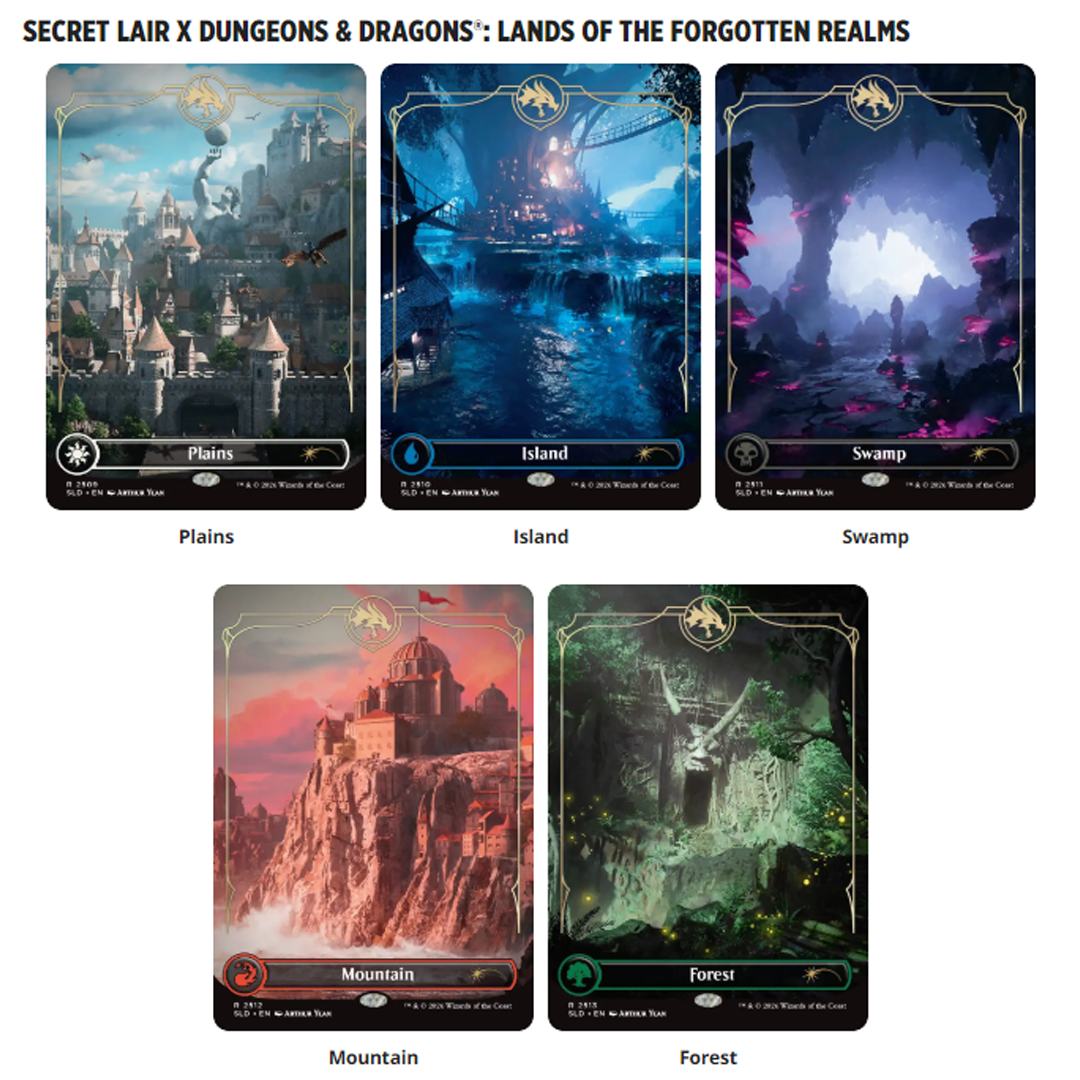 Secret Lair x Dungeons & Dragons®: Lands of the Forgotten Realms