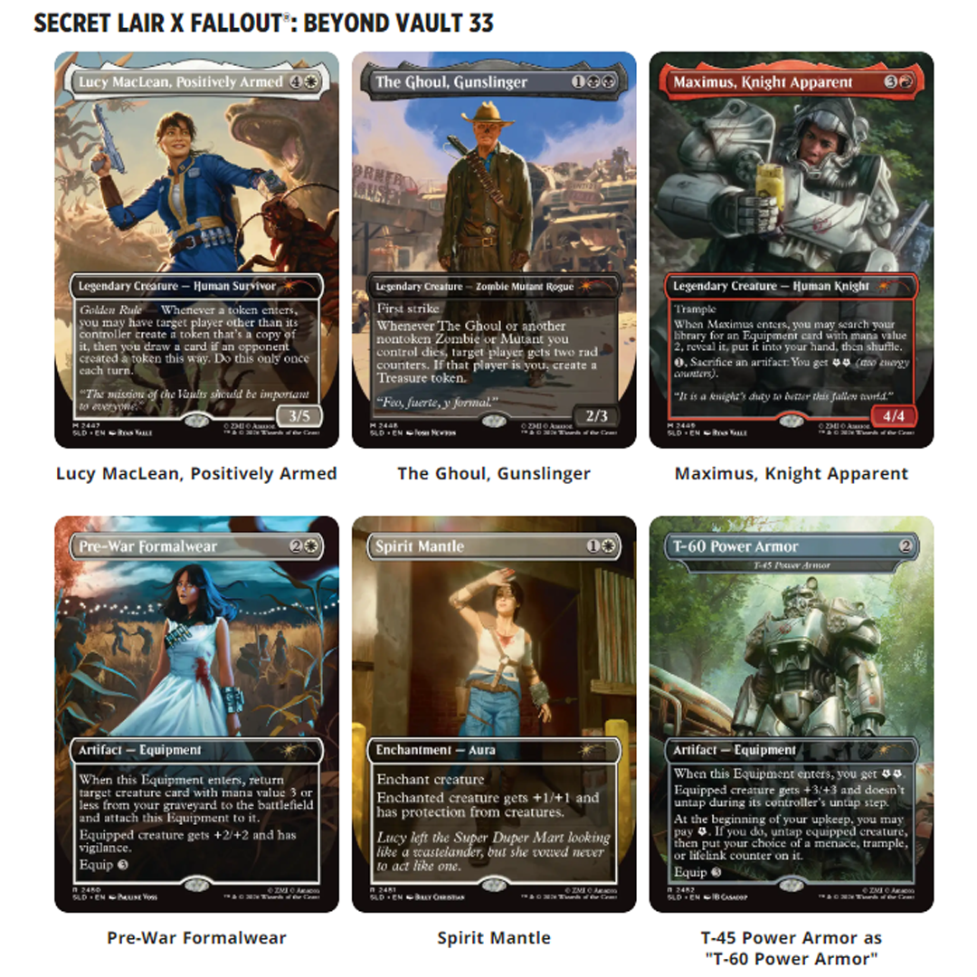 [PRE-ORDER] Secret Lair x Fallout®: Beyond Vault 33