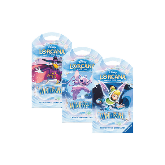 [PRE-ORDER] Disney Lorcana TCG: Winterspell Sleeved Booster Pack SET (3x Packs)