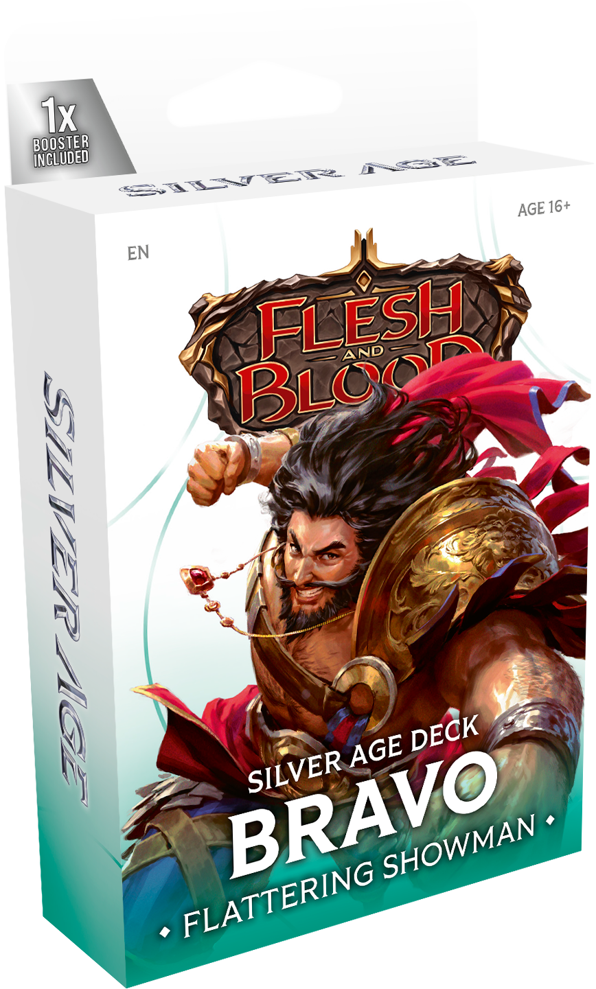[PRE-ORDER] Flesh and Blood - Silver Age Chapter 1 Decks: Kayo, Iyslander, Viserai, Dash, Bravo
