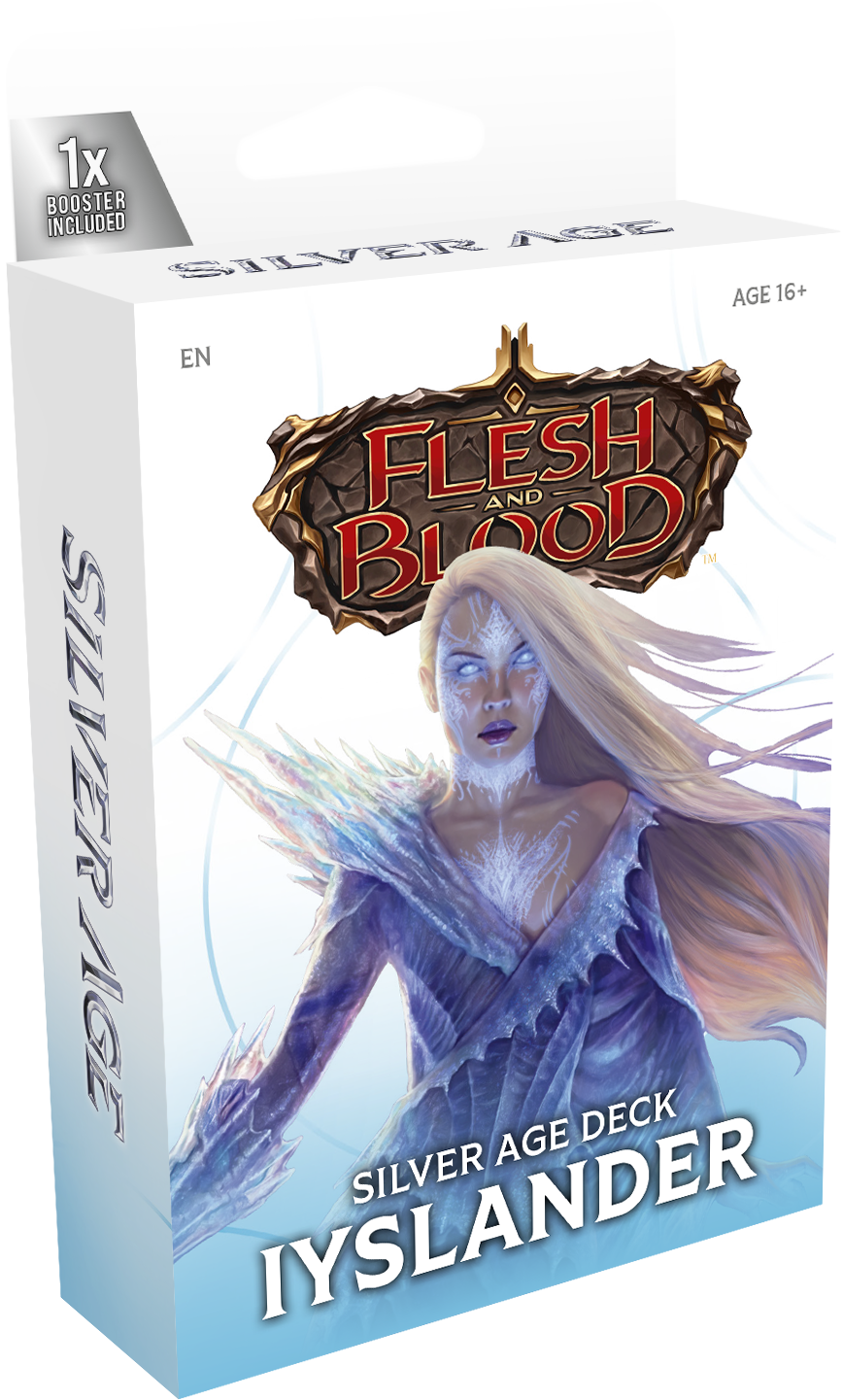 [PRE-ORDER] Flesh and Blood - Silver Age Chapter 1 Decks: Kayo, Iyslander, Viserai, Dash, Bravo