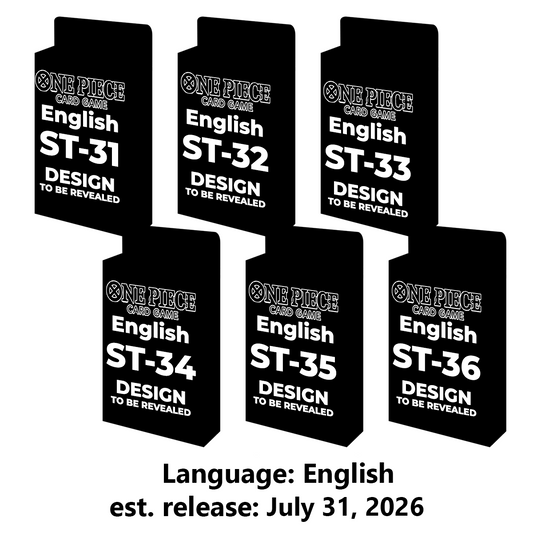 [PRE-ORDER] One Piece Card Game (English) Start Deck ST-31 to ST-36