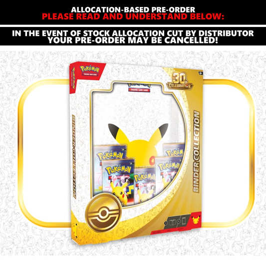 [PRE-ORDER] Pokemon TCG: 30th Celebration - Binder Collection [SUBJECT TO ALLOCATION]