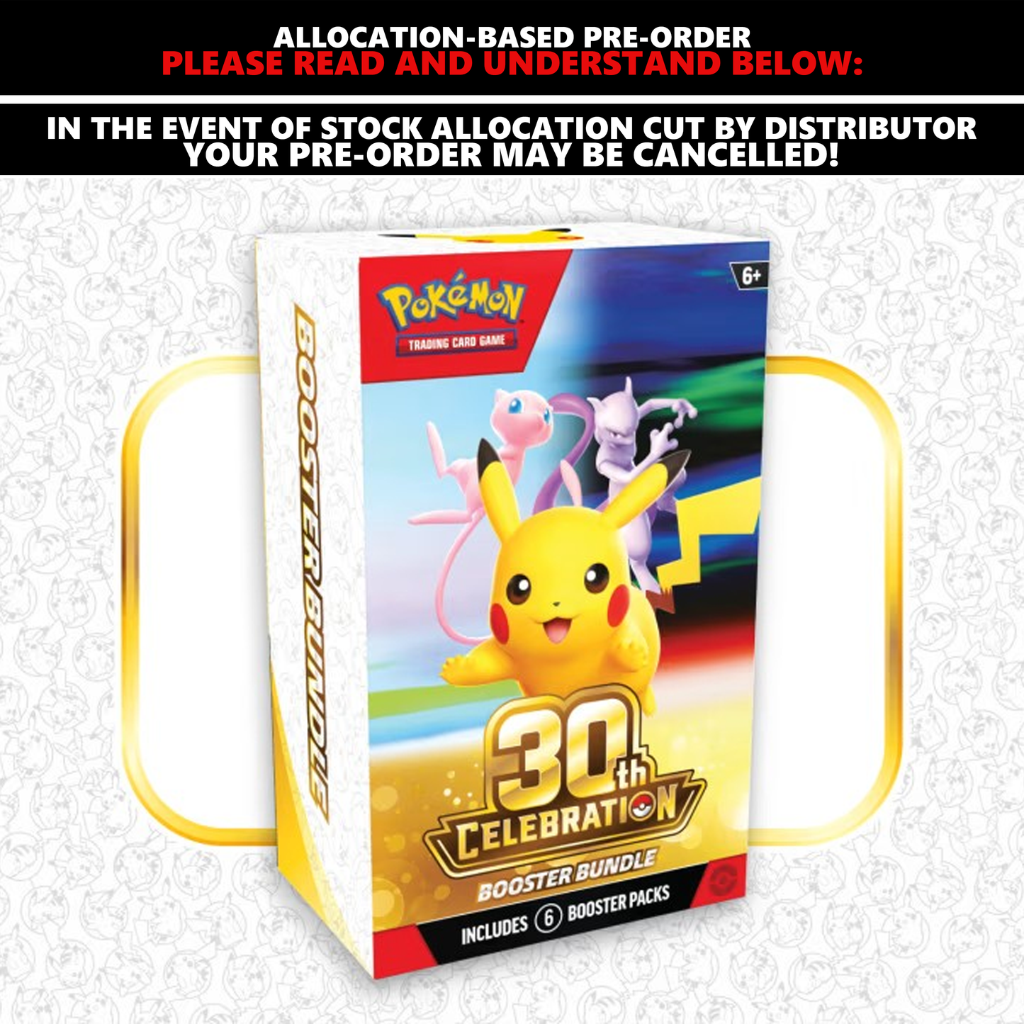 [PRE-ORDER] Pokemon TCG: 30th Celebration - Booster Bundle [SUBJECT TO ALLOCATION]