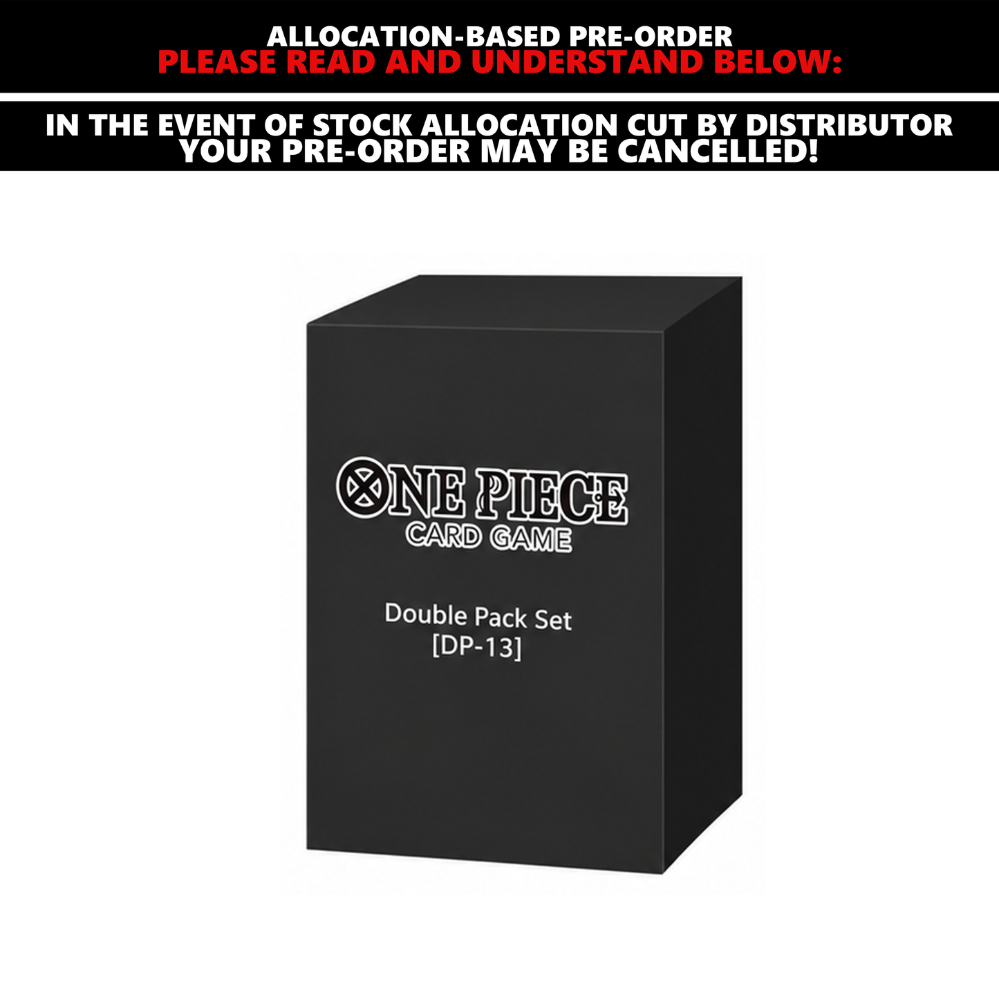 [PRE-ORDER] One Piece Card Game (English) Double Pack Set [DP-13] [SUBJECT TO ALLOCATION]