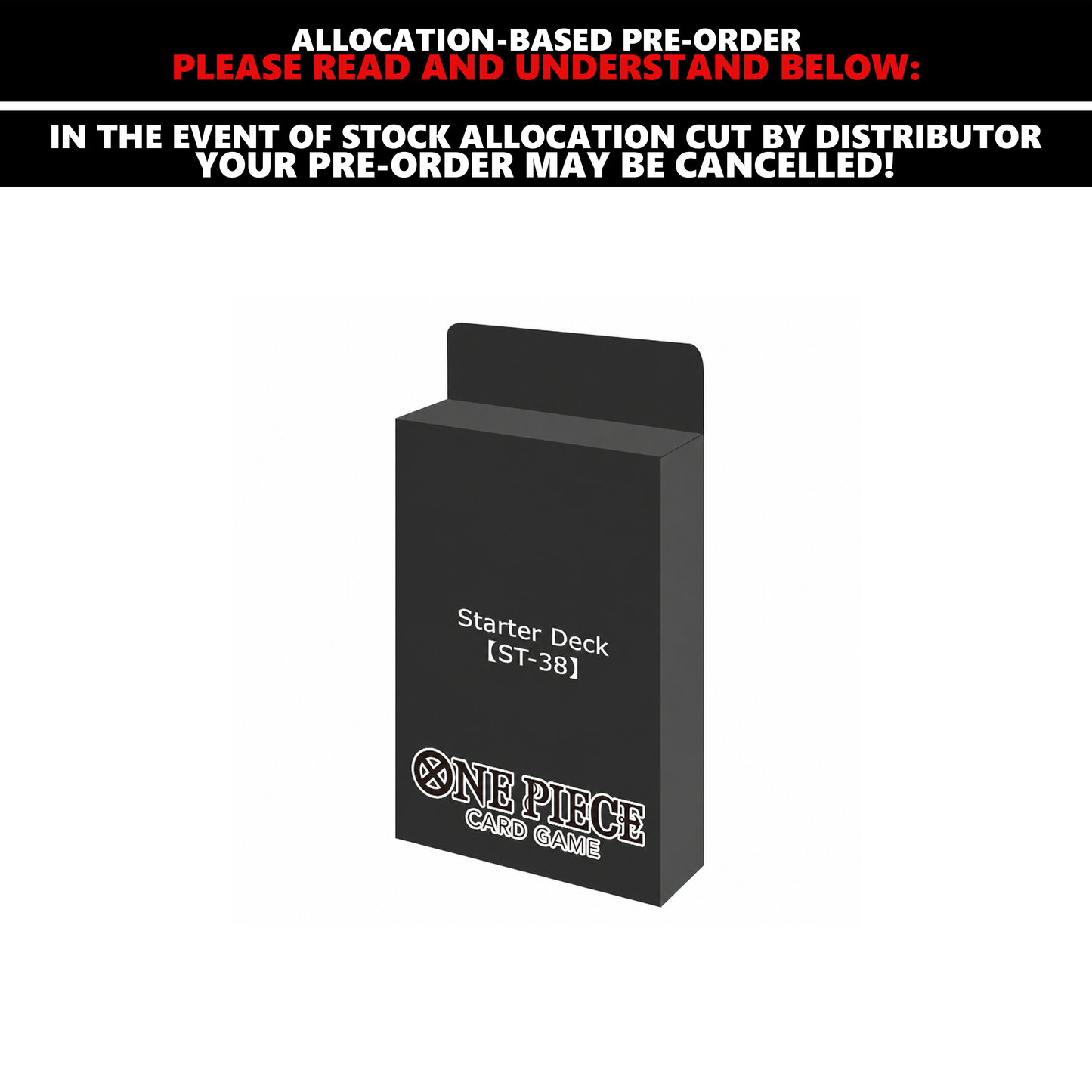 [PRE-ORDER] One Piece Card Game (English) Start Deck ST-38 [SUBJECT TO ALLOCATION]