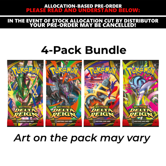 [PRE-ORDER] Pokemon TCG - [ME06] Delta Reign - 4-Pack Bundle [SUBJECT TO ALLOCATION]