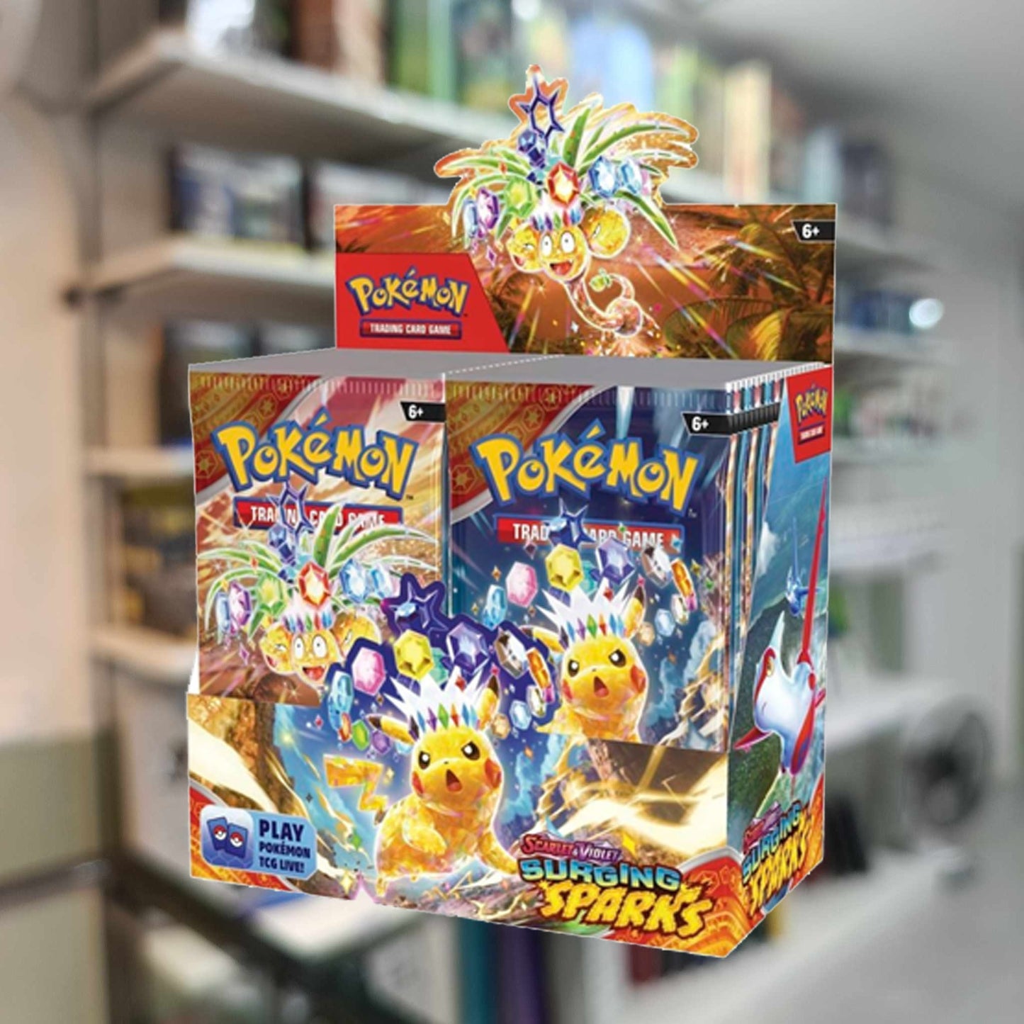 [PRE-ORDER] Pokemon TCG: SV08 Surging Sparks Booster Box (36 Packs)