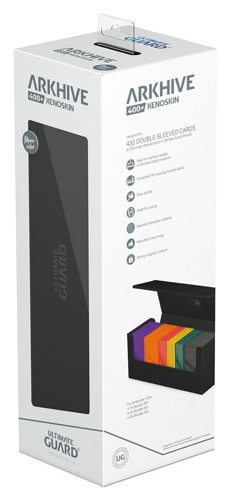 Ultimate Guard - Arkhive 400+ XenoSkin Monocolor - BLACK