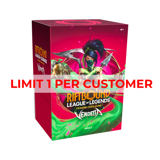 [PRE-ORDER] Riftbound: Vendetta Vault Bundle (limit 1 per customer)