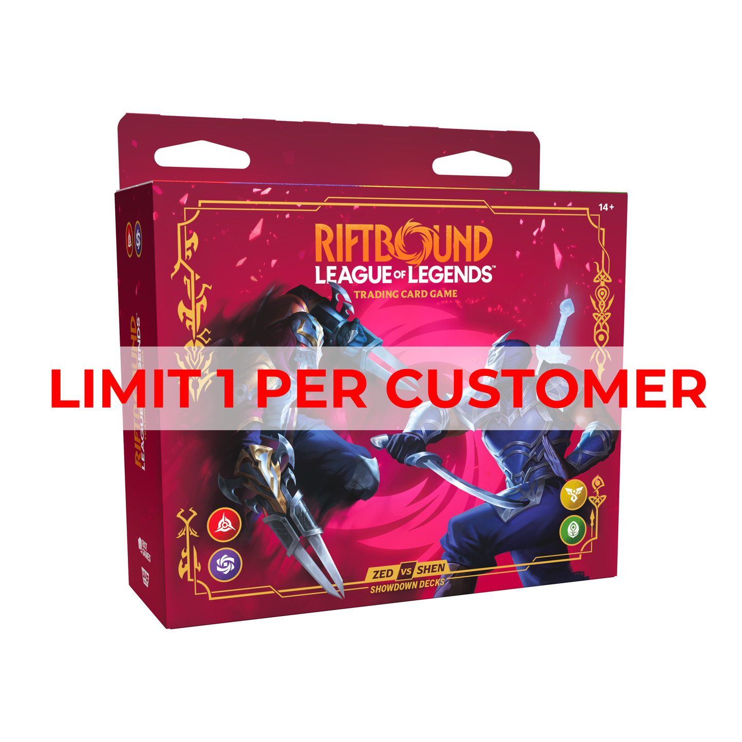 [PRE-ORDER] Riftbound: Vendetta - Showdown Decks - Zed vs Shen (limit 1 per customer)