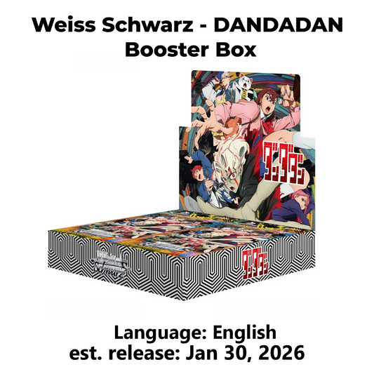 [PRE-ORDER] Weiss Schwarz (English Edition) TV Anime "DANDADAN" [WSE-BP-DDD-S118] Booster Box (12 Packs)